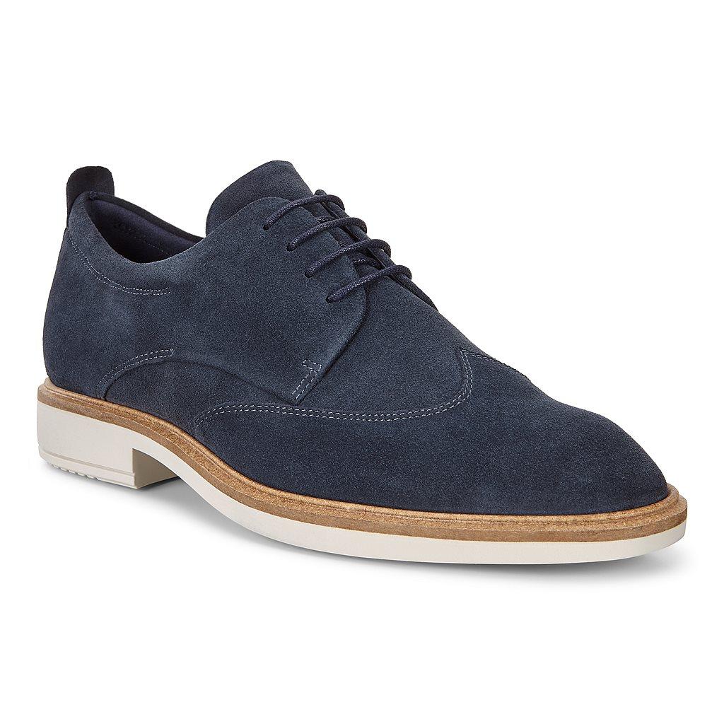 Ecco Vitrus Ii Mens Business Shoes Blue Sale - India DEH-265940